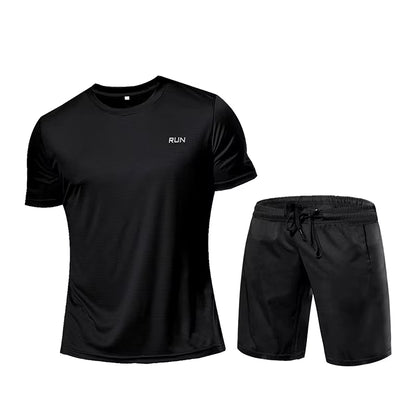 Men'S Sportswear Tracksuit Gym Compression Clothing Fitness Running Set Athletic Wear T Shirts Ropa Deportiva Hombre Camisetas