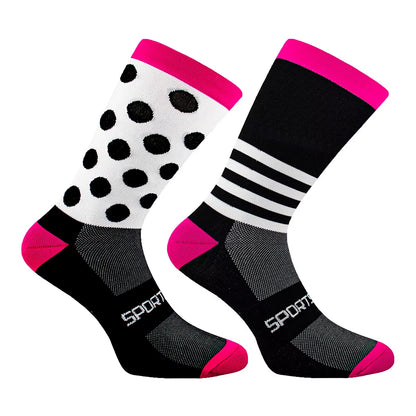 Men Cycling Socks High Compression Quality Road Bike Socks Men Women Durable Breathable Hiking Basketball Running Socks