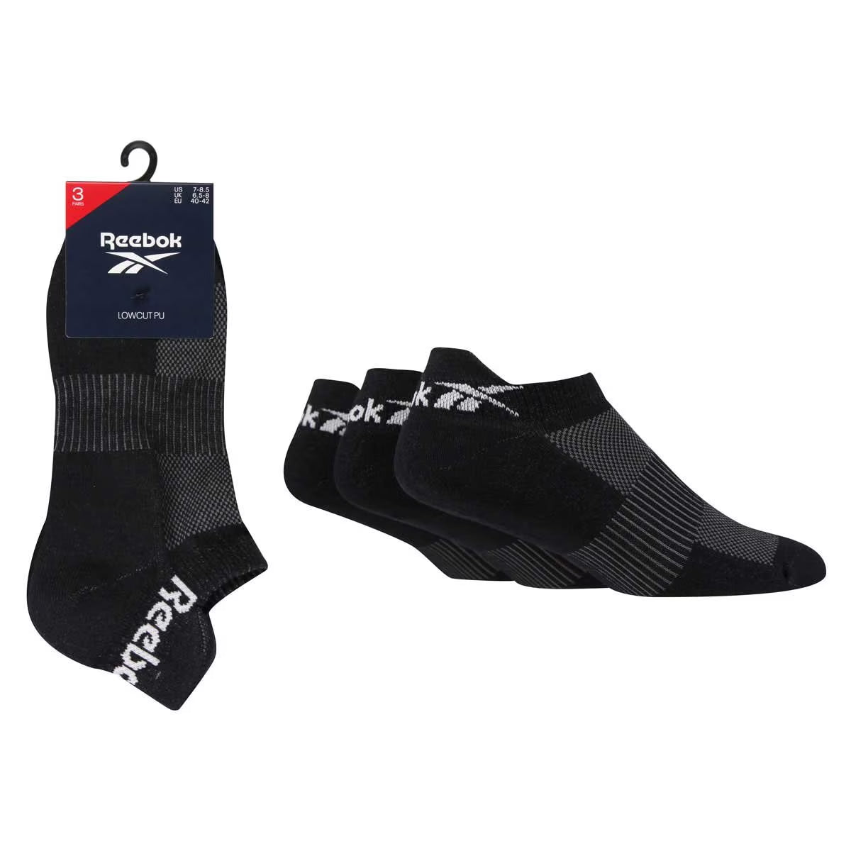 Essential Trainer Socks 6 Pack in Black